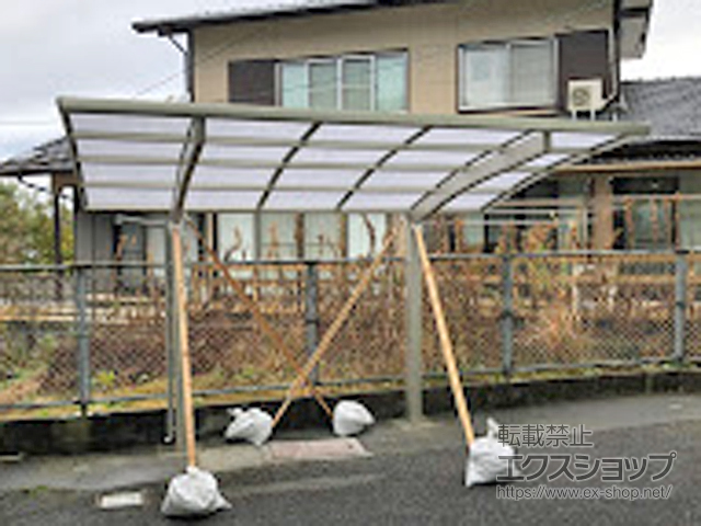山口県宇部市ののカーポート プレシオスポート 積雪〜20cm対応 施工例