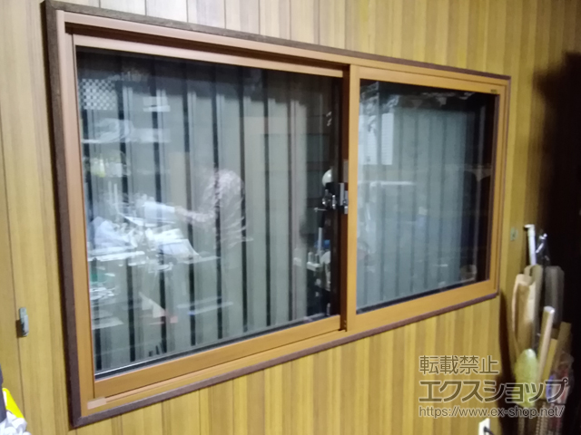 愛知県名古屋市のの二重窓（内窓） インプラス ダストバリア仕様 引違い窓 2枚建 施工例