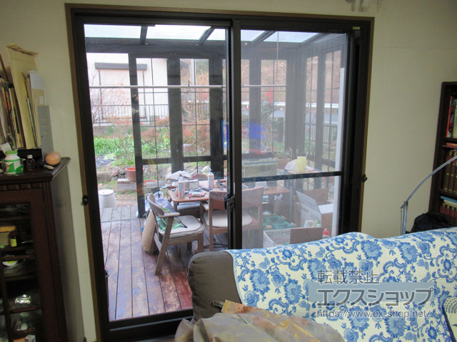 滋賀県大津市のの二重窓（内窓） インプラス ダストバリア仕様 引違い窓 2枚建 施工例