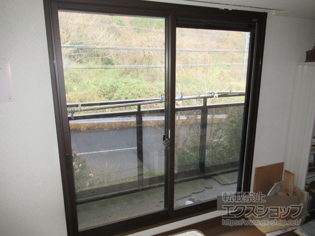 滋賀県大津市のの二重窓（内窓） インプラス ダストバリア仕様 引違い窓 変則2枚建 施工例