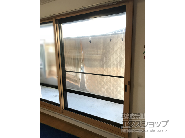 長野県長野市のの二重窓（内窓） インプラス ダストバリア仕様 引違い窓 2枚建 施工例