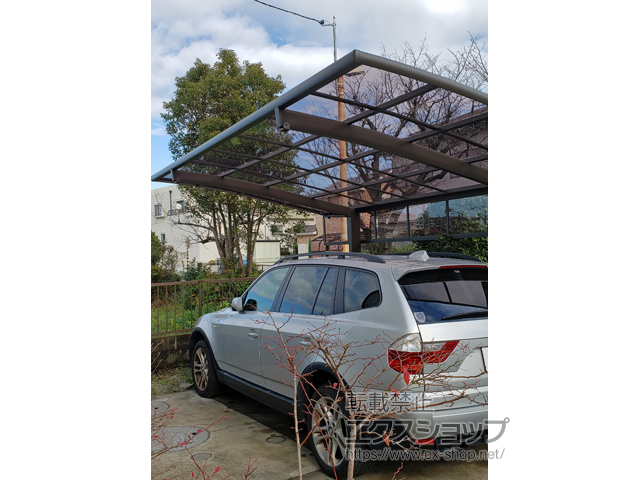 神奈川県伊勢原市ののカーポート ネスカR (ラウンドスタイル) 積雪〜20cm対応 施工例