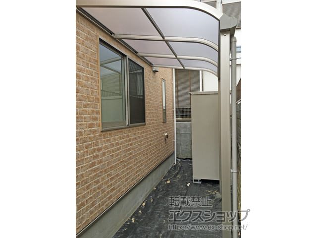 千葉県佐倉市ののテラス屋根 ソラリア R型 テラスタイプ 単体 積雪〜20cm対応 施工例