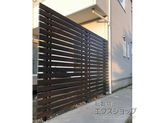 千葉県野田市ののフェンス・柵 プログコートフェンスF5型 マテリアルカラー 施工例