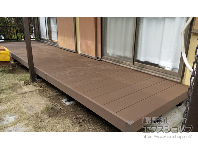 長崎県佐世保市ののウッドデッキ リウッドデッキ 200 施工例