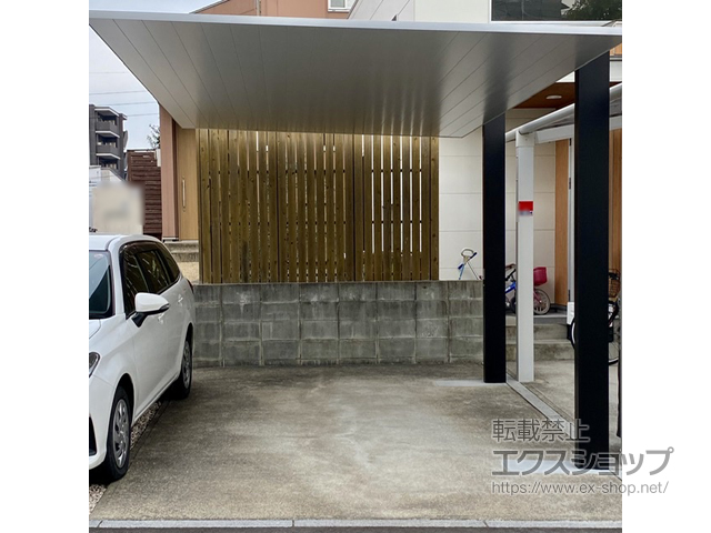 福岡県大野城市ののカーポート カーポートSC 積雪〜20cm対応 施工例