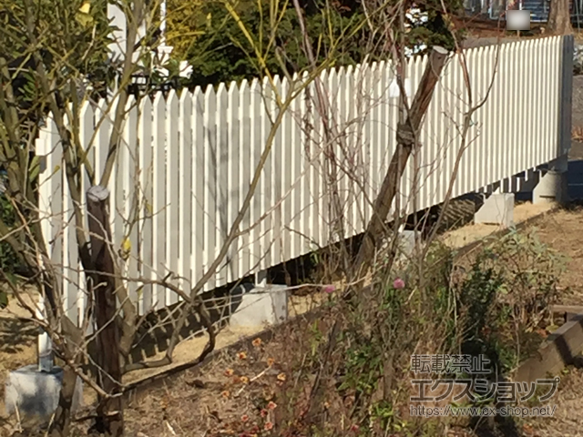 千葉県印西市ののフェンス・柵 アメリカンフェンス1型　フリーポールタイプ 施工例