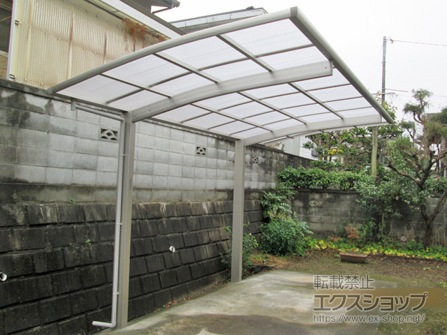 広島県福山市ののカーポート プレシオスポート 積雪〜20cm対応 施工例
