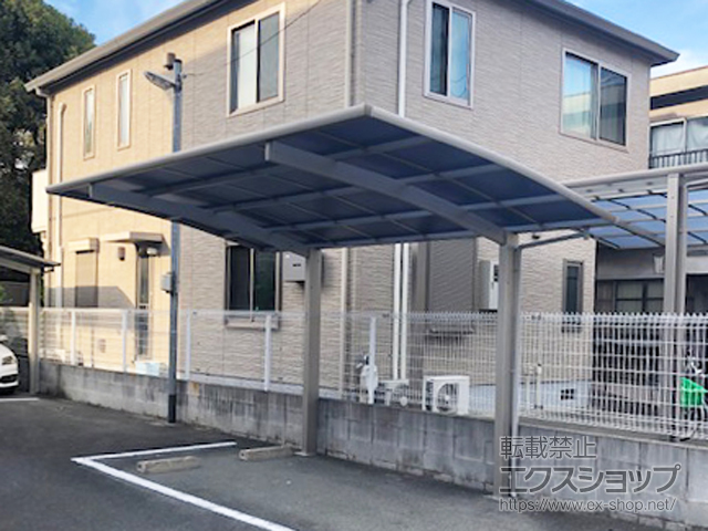 大阪府大阪市ののカーポート プレシオスポート 積雪〜20cm対応 施工例
