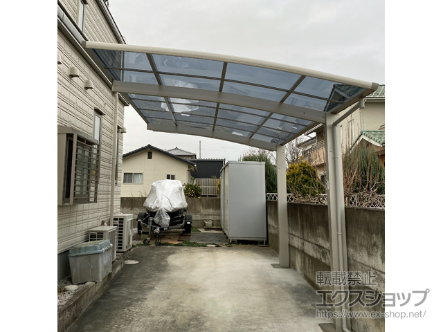 埼玉県本庄市ののカーポート プレシオスポート 積雪〜20cm対応 施工例