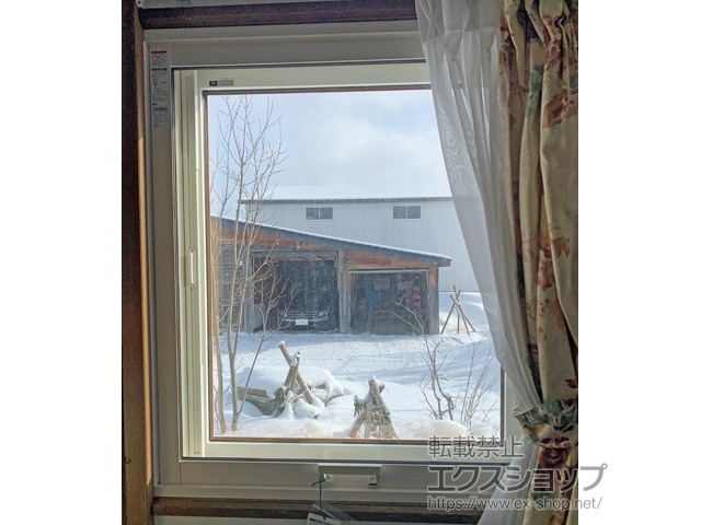 北海道上川郡下川町のの二重窓（内窓） インプラス ダストバリア仕様 FIX窓 施工例