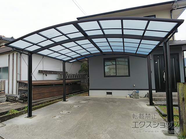 愛媛県伊予郡砥部町ののカーポート レイナツインポートグラン　積雪〜20cm対応 施工例