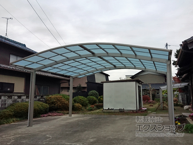 愛知県一宮市ののカーポート レイナツインポートグラン　積雪〜20cm対応 施工例