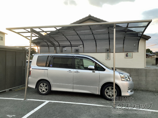 兵庫県姫路市のLIXIL リクシル（トステム）のカーポート テールポートシグマIII 積雪〜20cm対応 施工例