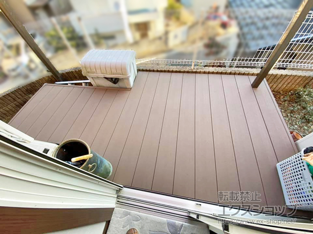兵庫県西宮市ののウッドデッキ リウッドデッキ 200 施工例