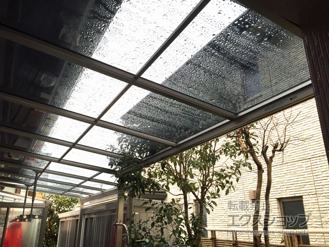 福岡県京都郡苅田町ののテラス屋根 ソラリア F型 テラスタイプ 単体 積雪〜20cm対応 施工例