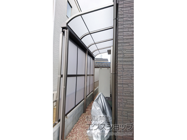 岡山県総社市ののテラス屋根 スピーネ R型 テラスタイプ 単体 積雪〜20cm対応 施工例