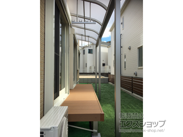 福岡県大野城市ののウッドデッキ リウッドデッキ 200 施工例