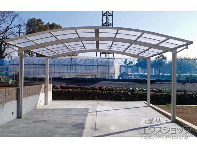 長崎県大村市ののカーポート レイナツインポートグラン　積雪〜20cm対応 施工例