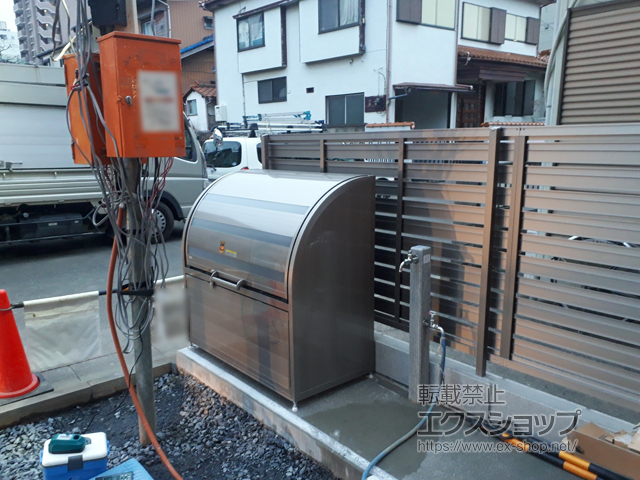 埼玉県さいたま市ののゴミステーション ゴミストッカー AP2型 施工例