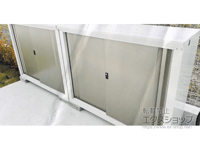 東京都足立区のの物置・屋外倉庫 ファミリー物置 ダシーレスリム SRS-1209 SRS-1209-TGY 施工例