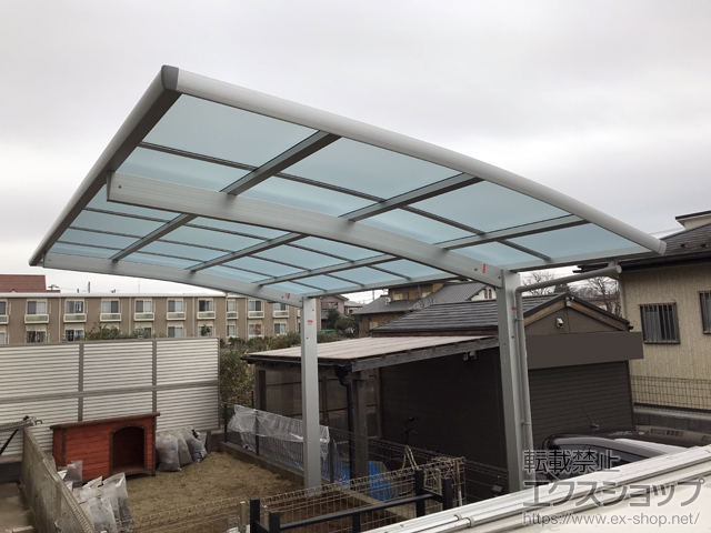 千葉県八街市ののカーポート レイナポートグランZ　積雪〜20cm対応 施工例