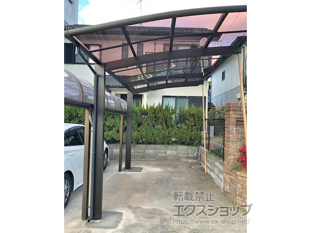 岐阜県岐阜市ののカーポート レイナポートグラン　積雪〜20cm対応 施工例