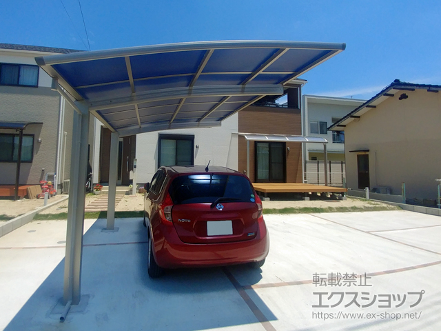 熊本県熊本市ののカーポート プレシオスポート 積雪〜20cm対応 施工例