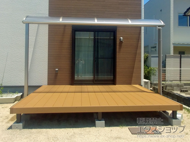 熊本県熊本市ののウッドデッキ リウッドデッキ 200 施工例