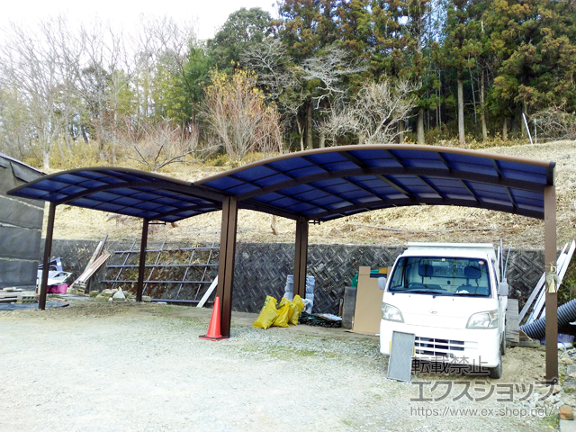兵庫県加東市ののカーポート レイナツインポートグラン　積雪〜20cm対応 施工例