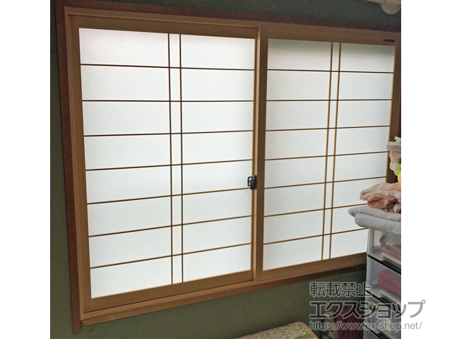 石川県金沢市のの二重窓（内窓） プラマードU 引違い窓 2枚建 施工例