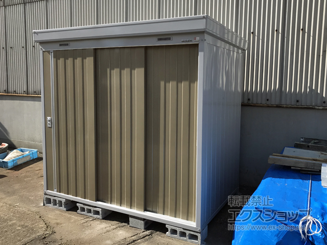 京都府京都市のの物置・屋外倉庫 ネクスタ 一般型 2210×1370×2020 NXN-30S-【MB】 施工例