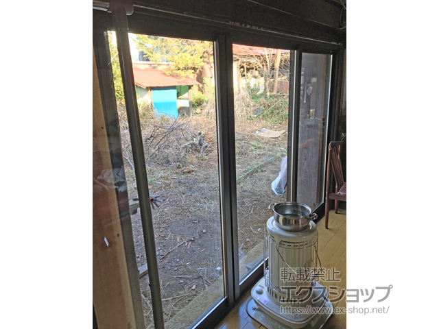 山梨県甲州市のの二重窓（内窓） インプラス ダストバリア仕様 引違い窓 2枚建 施工例