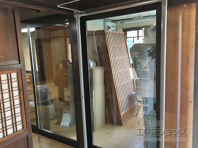 山梨県甲州市のの二重窓（内窓） インプラス ダストバリア仕様 引違い窓 2枚建 施工例