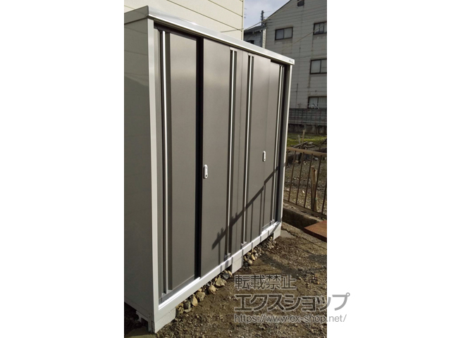 京都府京都市のの物置・屋外倉庫 シンプリー 一般型 1940×905×1903（MJX-199E） MJX-199E-PG 施工例