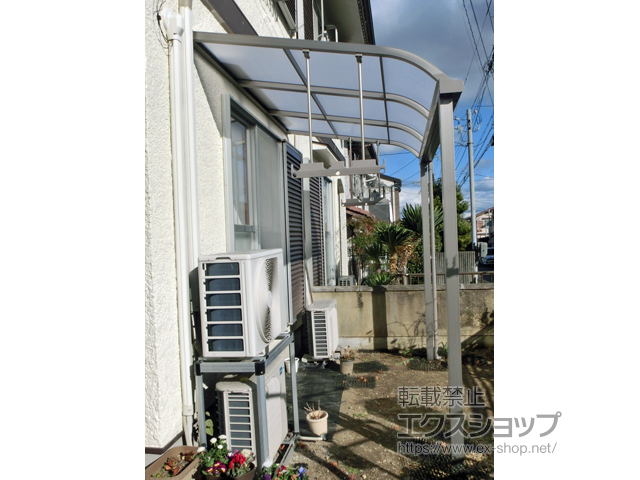 京都府京都市ののテラス屋根 スピーネ R型 テラスタイプ 単体 積雪〜20cm対応 施工例