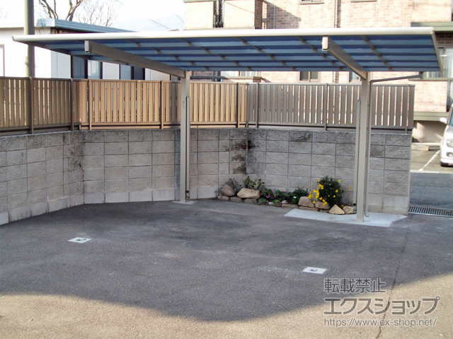山口県山口市ののカーポート エフルージュグラン　積雪〜20cm対応 施工例