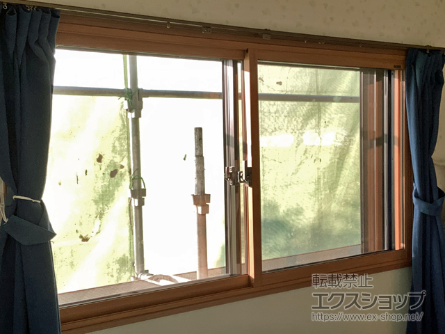 徳島県板野郡上板町のの二重窓（内窓） インプラス ダストバリア仕様 引違い窓 2枚建 施工例