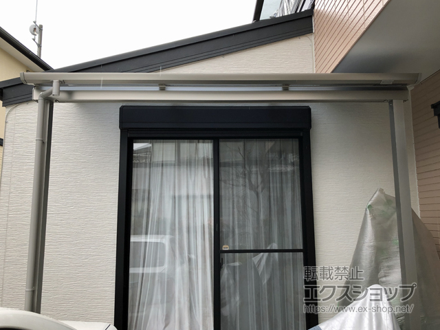 東京都八王子市ののテラス屋根 プレシオステラスII F型 テラスタイプ 単体 積雪〜20cm対応 施工例