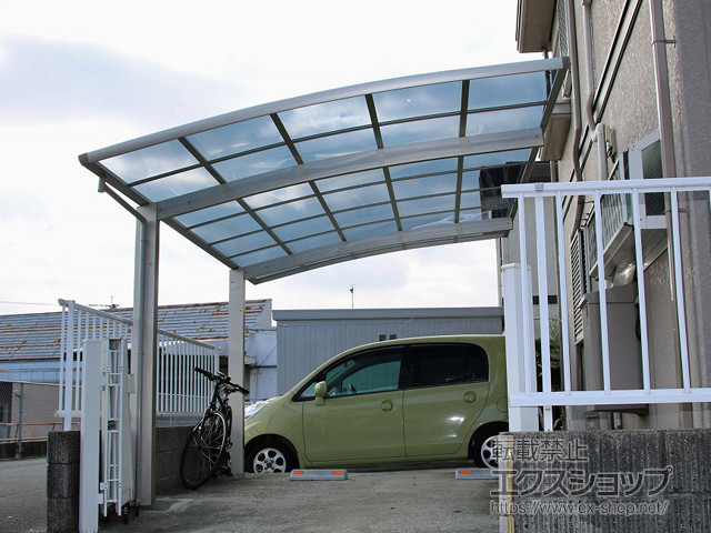 福岡県筑後市ののカーポート レイナポートグラン　積雪〜20cm対応 施工例