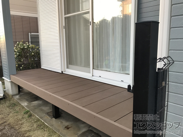 京都府宇治市ののウッドデッキ リウッドデッキ 200 施工例