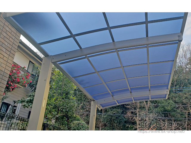 東京都八王子市ののカーポート プレシオスポート 積雪〜20cm対応 施工例