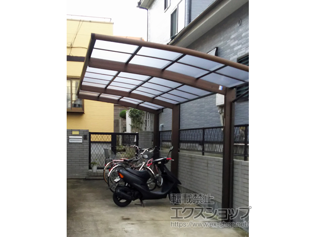 埼玉県越谷市ののカーポート レイナポートグラン 延長　積雪〜20cm対応 施工例