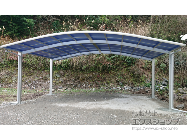 大分県宇佐市ののカーポート レイナツインポートグラン　積雪〜20cm対応 施工例