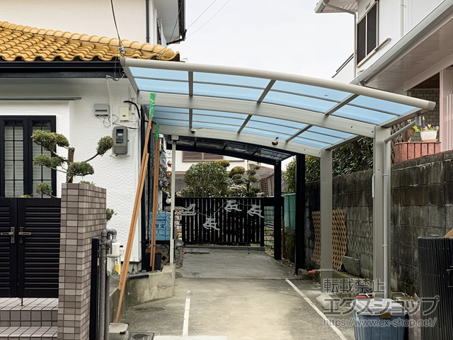 奈良県生駒市ののカーポート レイナポートグラン　積雪〜20cm対応 施工例