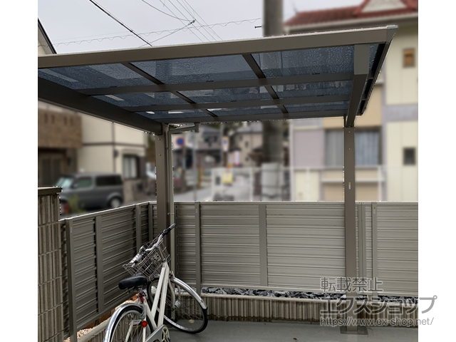 兵庫県西宮市ののサイクルポート・駐輪場 セルフィ ミニ 積雪〜20cm対応 施工例