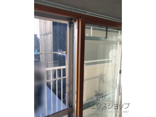 福岡県福岡市のの二重窓（内窓） インプラス ダストバリア仕様 引違い窓 変則2枚建 施工例