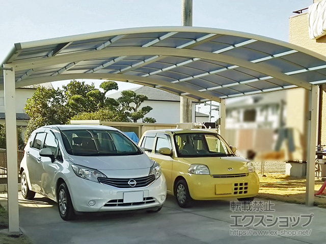 熊本県熊本市ののカーポート レイナツインポートグラン　積雪〜20cm対応 施工例