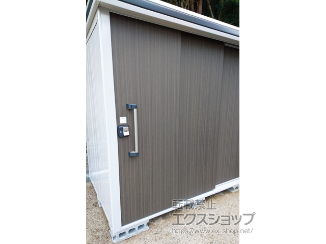 福島県いわき市のの物置・屋外倉庫 エルモ 一般型 2220×1520×2120 LMD-2215-DW 施工例