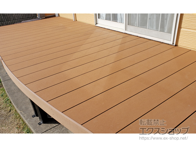 広島県広島市ののウッドデッキ リウッドデッキ 200 施工例